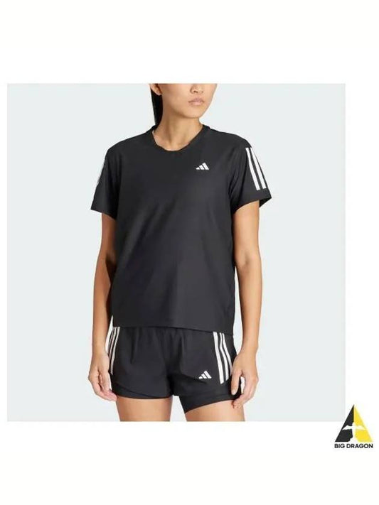 Own The Run Running Short Sleeve T-Shirt Black - ADIDAS - BALAAN 2