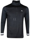 Golf Danny Debossed Mid Layer AMJS07869 9999 Men's Danny Debossed Mid Layer - J.LINDEBERG - BALAAN 2