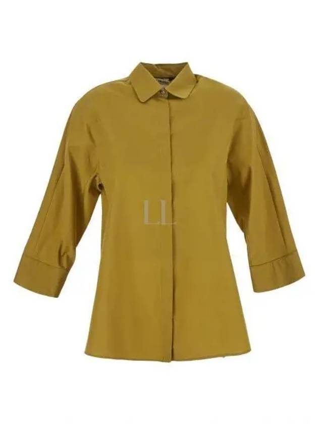 Delfino Long Sleeve Shirt Yellow - MAX MARA - BALAAN 2