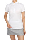 Golf Henrietta Debossed Polo AWJT07881 0000 Women's Henrietta Debossed Polo - J.LINDEBERG - BALAAN 6