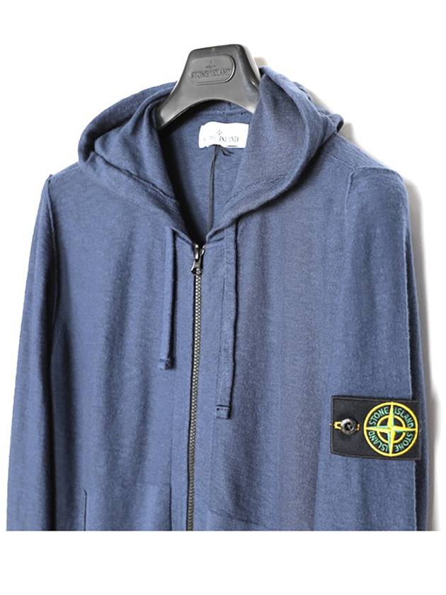 11Th Anniversary Wappen Patch Hooded Jacket Navy - STONE ISLAND - BALAAN 8