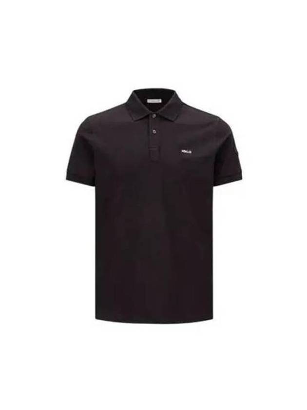 Polo T Shirt 8A00014 899P0 999 Black - MONCLER - BALAAN 1