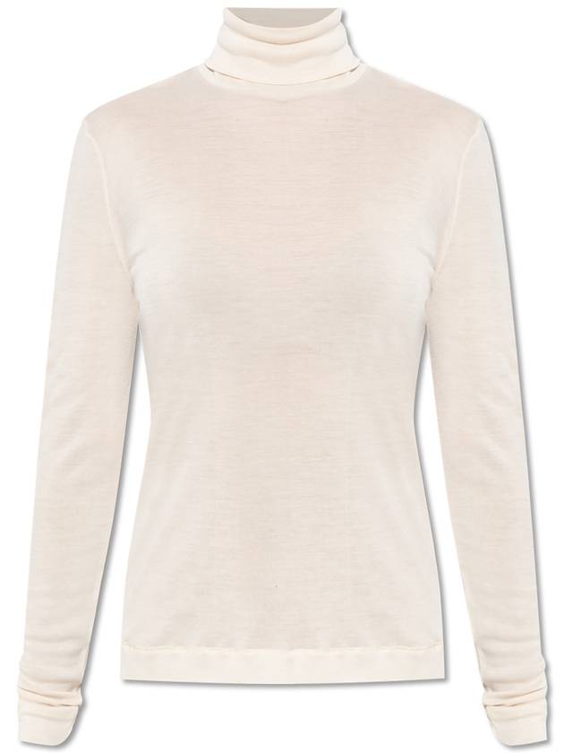 Hanro Silk Turtleneck, Women's, Cream - HANRO - BALAAN 1