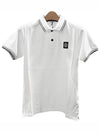 Kids Logo Patch Polo Short Sleeve Tee 8 White 781621348 V1001 - STONE ISLAND - BALAAN 2