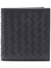 Intrecciato Small Folder Half Wallet Dark Grey - BOTTEGA VENETA - BALAAN 2