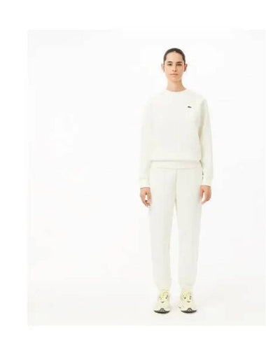 Women s Double Face Pique Jogger Pants OFFWHITE Off White - LACOSTE - BALAAN 1