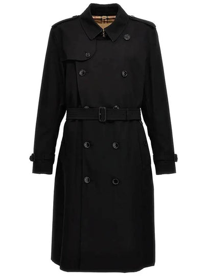 Kensington Heritage Trench Coat Black - BURBERRY - BALAAN 2