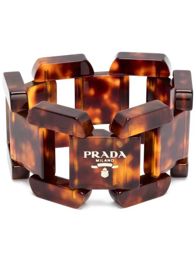 Plexiglas bracelet honey totoiseshell - PRADA - BALAAN 2