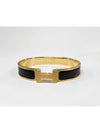 Clic HH Bracelet Gold Noir Mat - HERMES - BALAAN 2