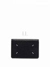 Bovine Leather Card Wallet Black - MAISON MARGIELA - BALAAN 2