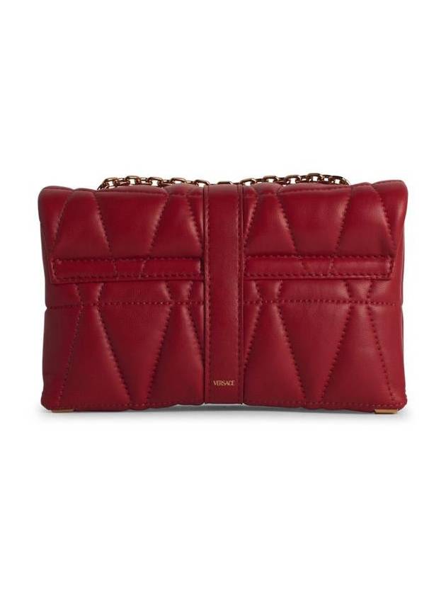 Versace 'Cleio' Small Red Leather Crossbody Bag - VERSACE - BALAAN 3