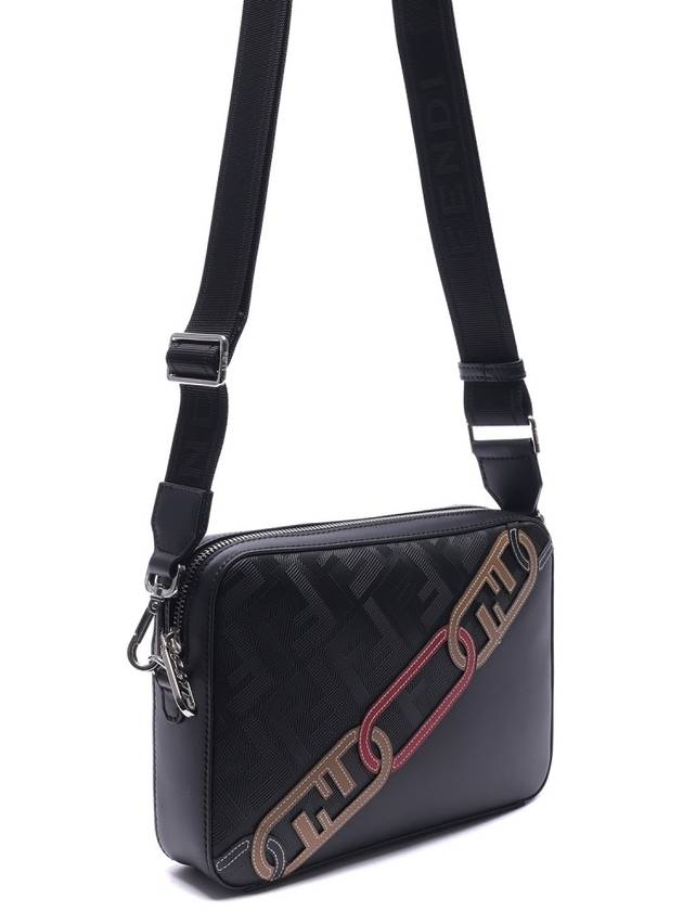 FF Motif Camera Cross Bag Black - FENDI - BALAAN 4