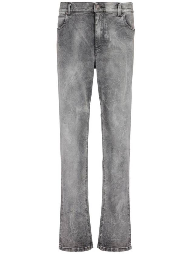 Regular Fit Denim Jeans Grey - BALMAIN - BALAAN 2