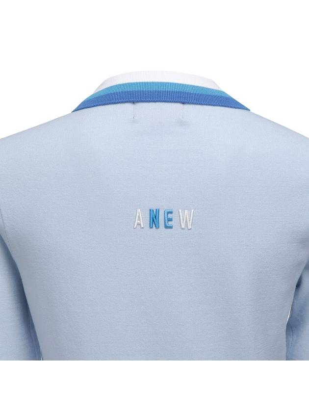 WOMEN LOGO COMBINATION PASTEL SWEATER - ANEWGOLF - BALAAN 6