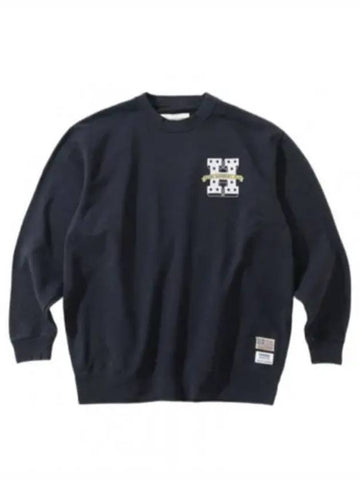 Ivy HVM 2C AC01 NAVY Men s Golf Long Sleeve Sweatshirt - HORN GARMENT - BALAAN 1