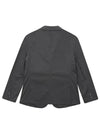 Washa Solid Set-up Jacket 0413GZMNGREY - BLACK&WHITE - BALAAN 2