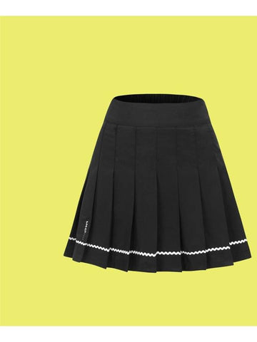 Skirt Shorts Black Label A-Line Woven Pleated Skirt GKW9225 - MAHES - BALAAN 1