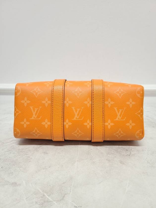 Used luxury goods Lewis It 25 Orange Monogram Keepall Bandouli re Cross Bag - LOUIS VUITTON - BALAAN 7