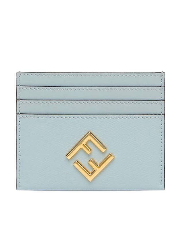 FF Diamond Card Wallet Light Blue - FENDI - BALAAN 2