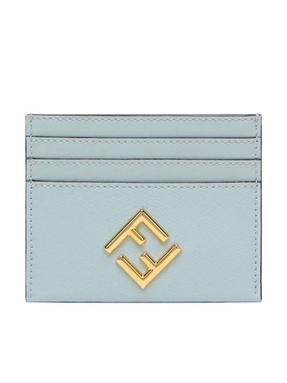 FF Diamond Card Wallet Light Blue - FENDI - BALAAN 2