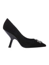 Eleanor Square Pumps Heel Black - TORY BURCH - BALAAN.