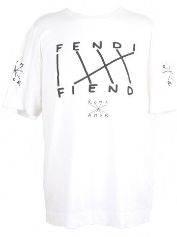 Logo printing short sleeve M - FENDI - BALAAN 1