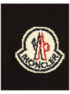 Logo Patch Cotton Polo Shirt Black - MONCLER - BALAAN 6