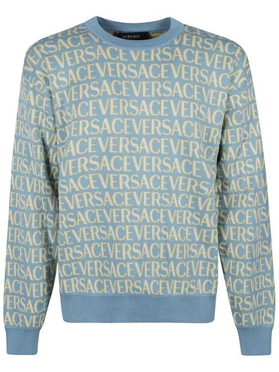 all-over knit sweater 1010249 1A07466 5V510 - VERSACE - BALAAN 2