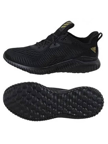 Alpha Bounce 1 Running Low Top Sneakers Black - ADIDAS - BALAAN 1