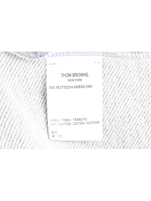 Diagonal armband hood zip up gray 5 - THOM BROWNE - BALAAN 8