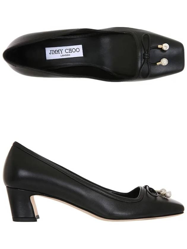 Elme 45 Nappa Leather Pumps Black - JIMMY CHOO - BALAAN 2