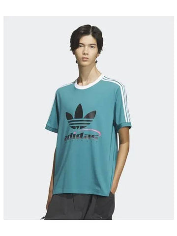 adidas Trefoil Short Sleeve Tee Mint IW6311 - ADIDAS - BALAAN 1