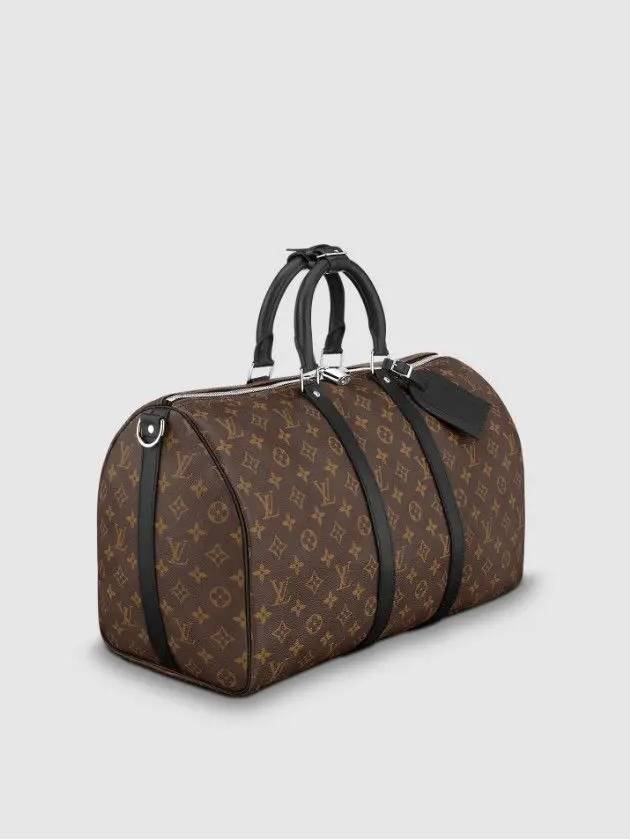 Keepall Bandouliere 45 Monogram Macassar Duffel Bag Brown - LOUIS VUITTON - BALAAN 3