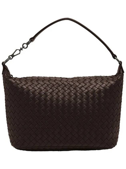 Small Intrecciato Nappa Shoulder Bag Brown - BOTTEGA VENETA - BALAAN 2