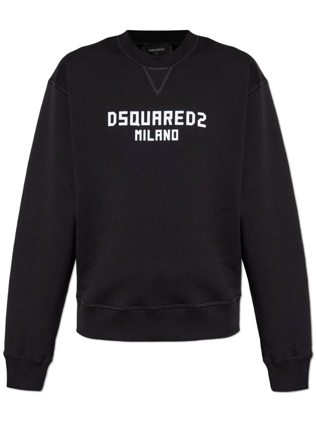 Dsquared2 Sweatshirt With Print, Women's, Black - DSQUARED2 - BALAAN 1