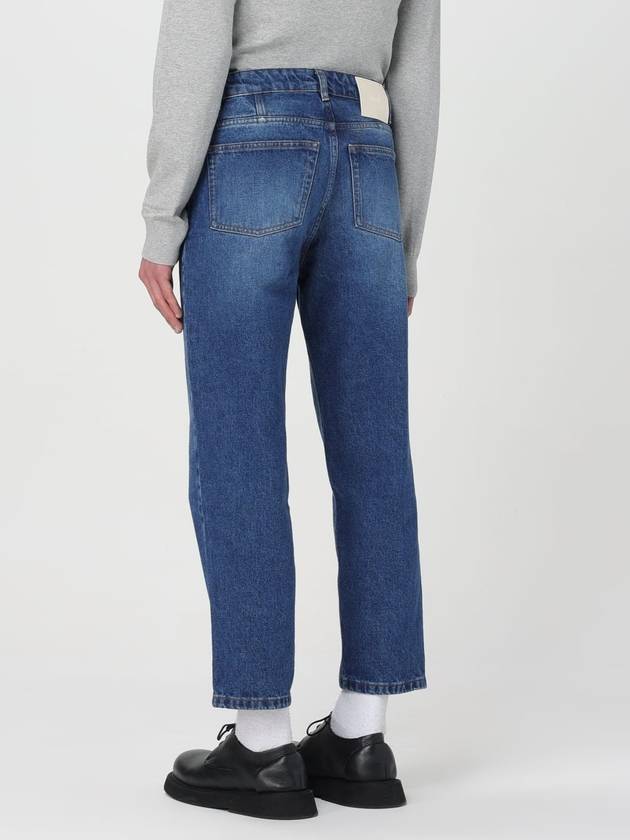 Low Rise Straight Jeans Blue - AMI - BALAAN 3