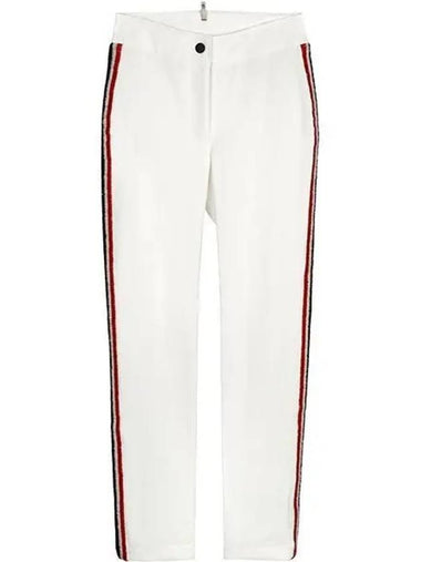 White Grenoble Trousers Pants 2A00007 53064 034 1210222 - MONCLER - BALAAN 1