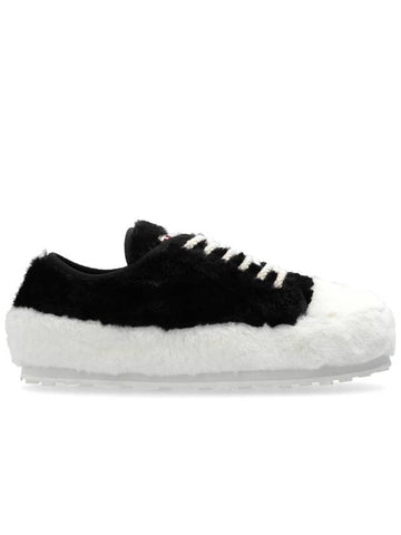 Marni Fur Sneakers, Women's, Black - MARNI - BALAAN 1