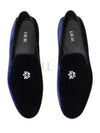 Patch Velvet Loafers Navy - DIOR - BALAAN 2