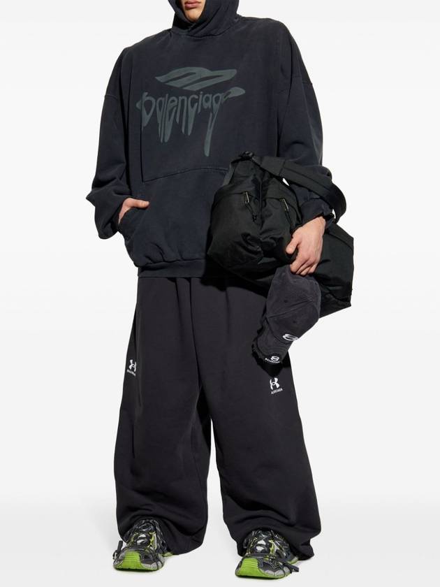 3B Liquified Large Fit Hoodie Black - BALENCIAGA - BALAAN 3