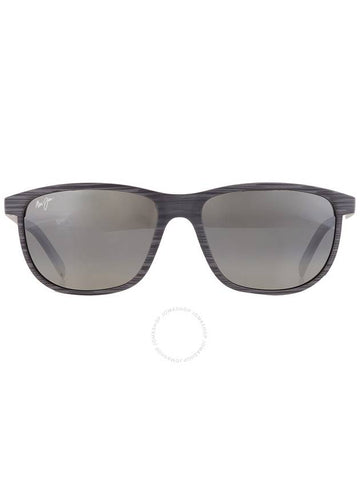 Maui Jim Lele Kawa Neutral Grey Rectangular Unisex Sunglasses 811-11D 58 - MAUI JIM - BALAAN 1