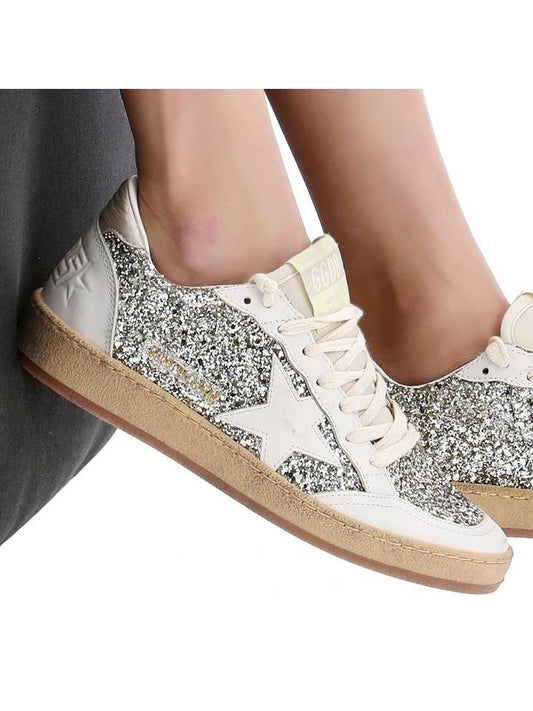 Ball Star Glitter Sneakers White - GOLDEN GOOSE - BALAAN 2