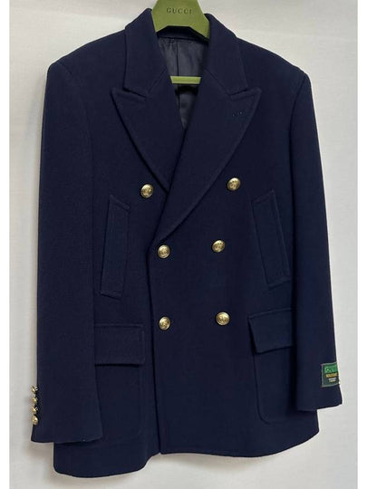 Felt wool peacoat 48 - GUCCI - BALAAN 2