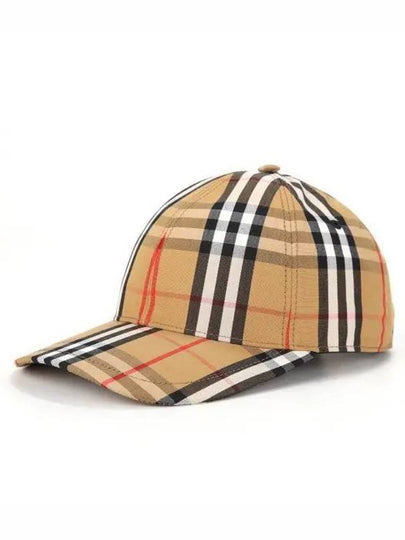 vintage check ball cap beige - BURBERRY - BALAAN 2