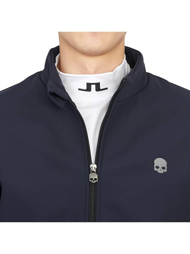 women's brushed zip-up jacket navy - HYDROGEN - BALAAN 9