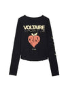 Women s Crop Long Sleeve T Shirt JWTN00435 - ZADIG & VOLTAIRE - BALAAN 3