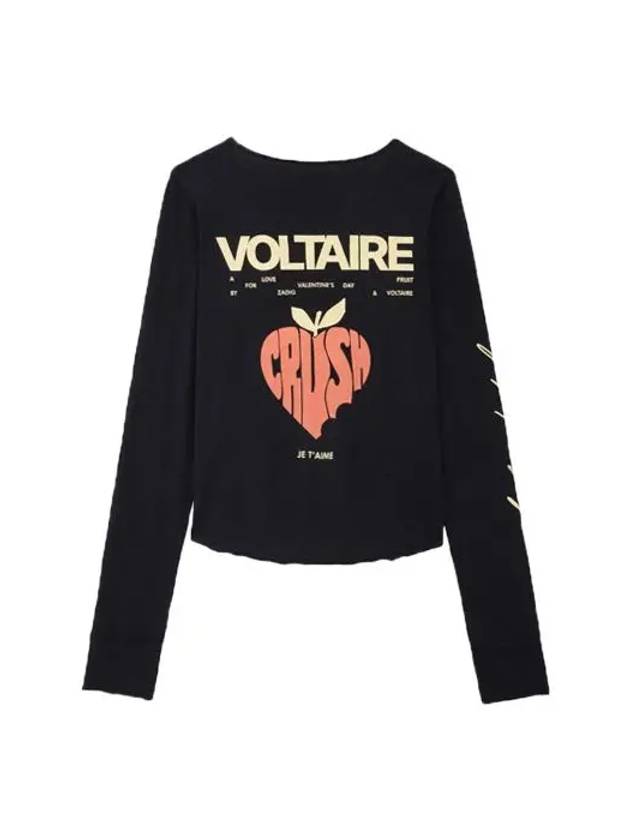 Women s Crop Long Sleeve T Shirt JWTN00435 - ZADIG & VOLTAIRE - BALAAN 3