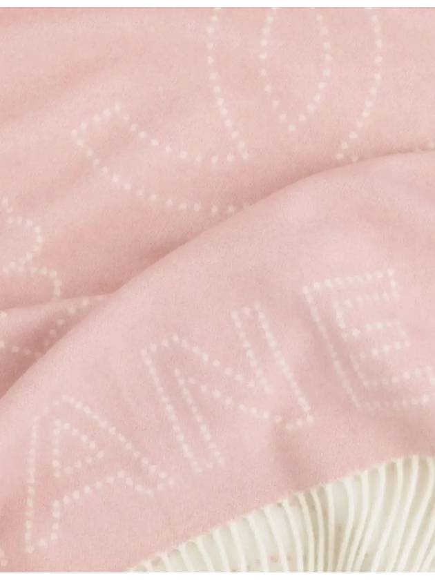 Cashmere muffler stole pink white AAA353 - CHANEL - BALAAN 2