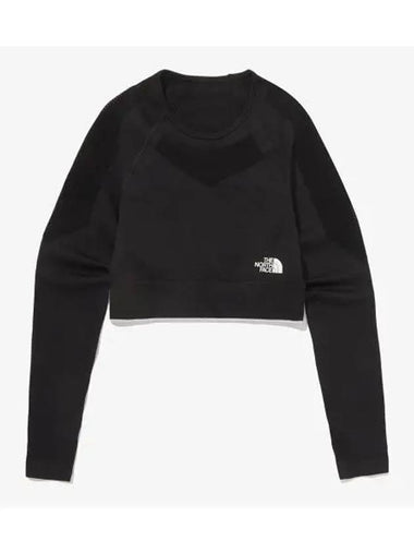 The North Face NM5MQ81A Women s Motion Crop Long Sleeve Tee - THE NORTH FACE - BALAAN 1