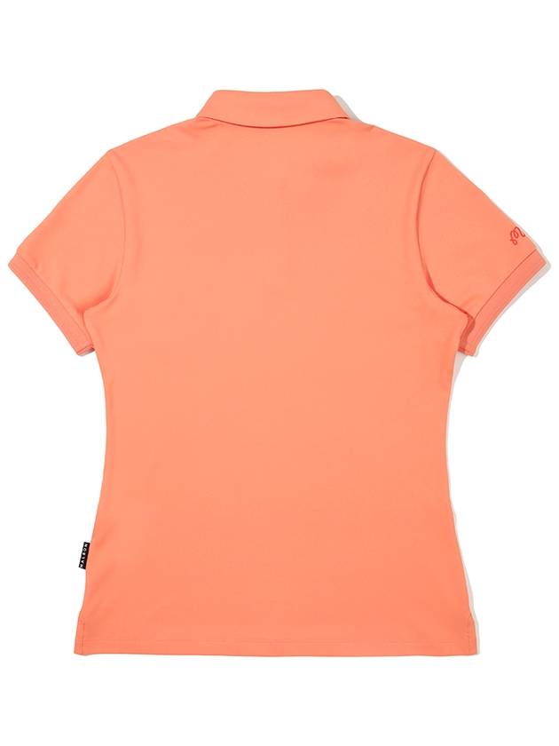 Bucket Point Polo T-Shirt ORANGE WOMAN M3222PTS34ORG - MALBON GOLF - BALAAN 3